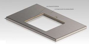 Silver Star Metal Fabricating Inc. - 3D countertop sample