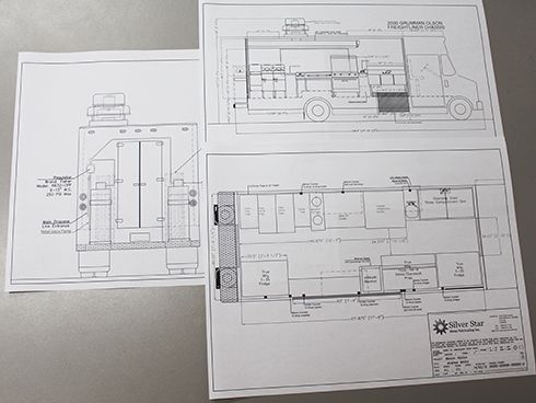 Silver Star Metal Fabricating Inc. - Food Truck Drawings