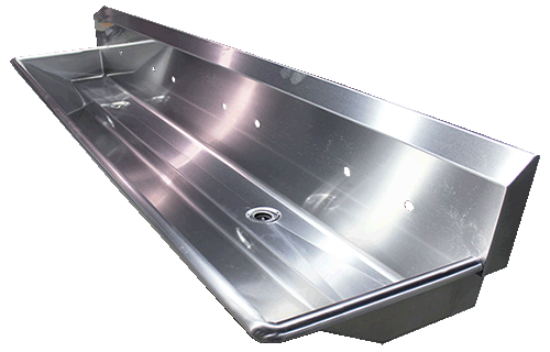 Silver Star Metal Fabricating Inc Stainless Steel Trough Sink