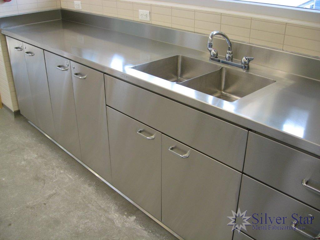Stainless Steel Countertops Cabinets 18