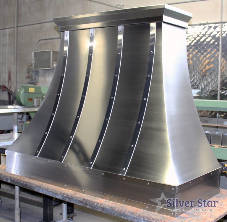 stainlesssteelexhausthoodwithrivets